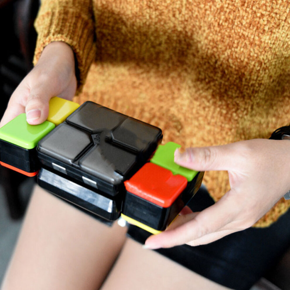 LED Music Magic Cube Puzzle Flip Slide Multiplayer Electronic Game Toys for Teens Kids Gifts for 6-13 Year Old Boys Girls Christmas Birthday Gifts for Children