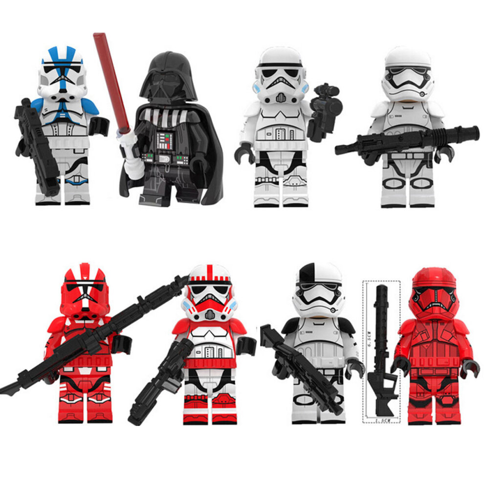 (Black) Minifigures Advent Calendar Collection Minifigures Set Series Custom Minifigures Collectible Compatible with Lego Star Wars Minifigures Buliding Blocks Bricks Figures Darth Vader