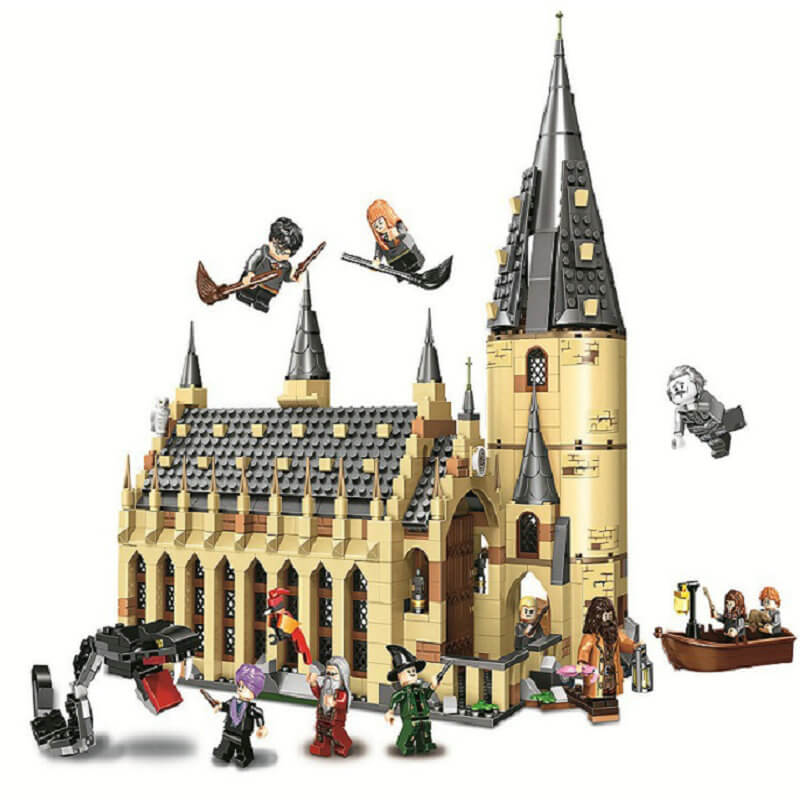 (Hogwarts Great Hall Castle Toy) Harry Potter Hogwarts Castle Construction Gift Set