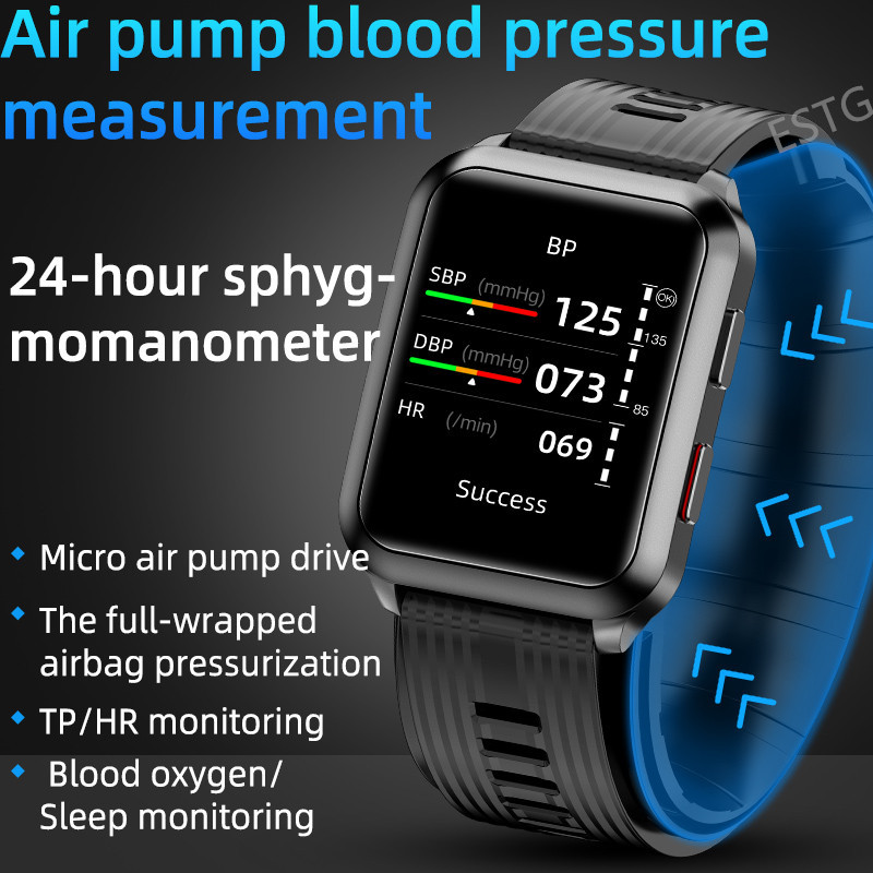 Air Pump Airbag True Blood Pressure Medical Sphygmomanometer Smart Watch