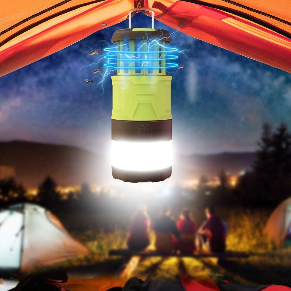 LED Camping Lantern Insect Killer Camping Lamp With 2000 mAh Rechargeable Bttery