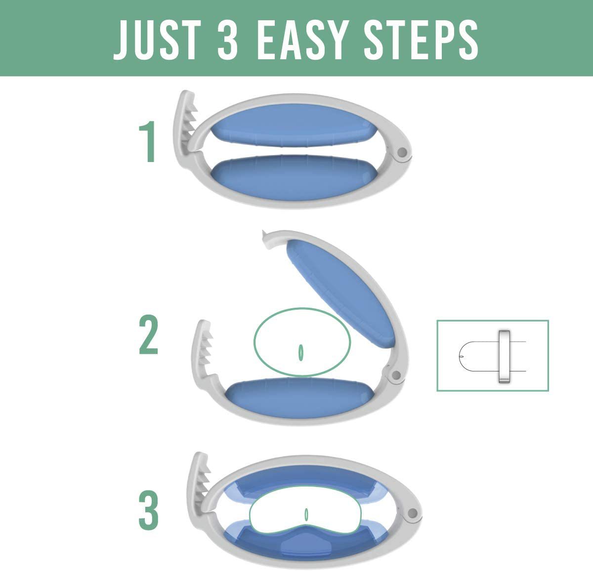 Incontinence Clip Clamp Male Penile Regular Leak Proof Urine Nursing Clip 3 Adjustable Sizes Comfort