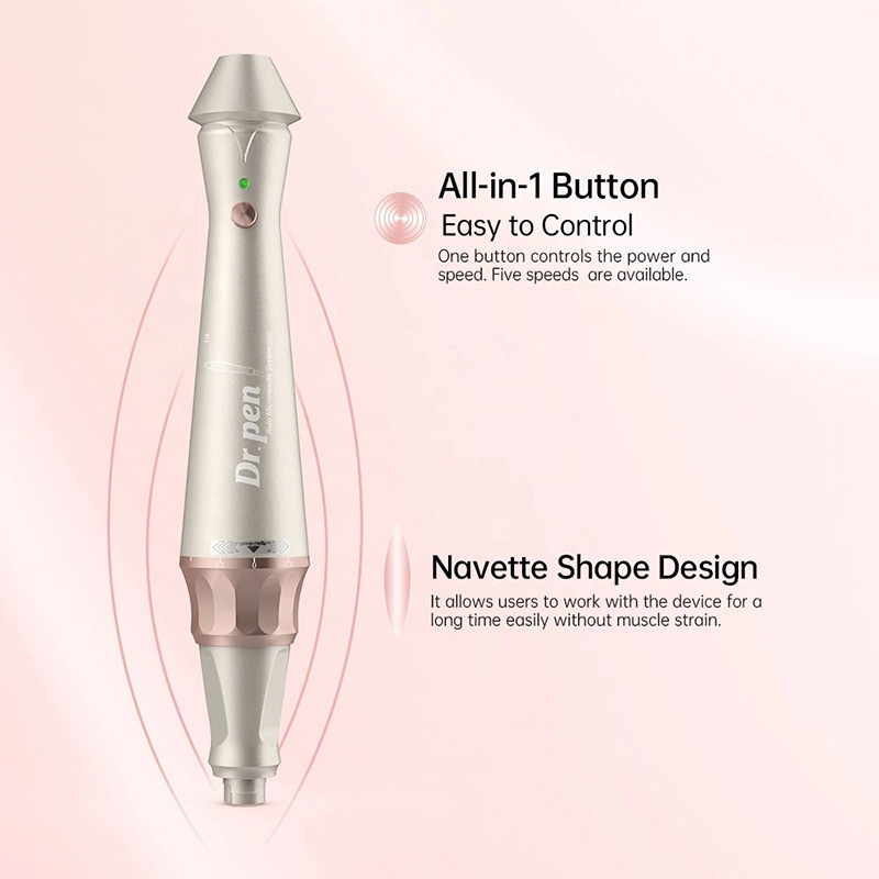 Dr. Pen E30 Ultima Electric Pen Microneedling Pen Wireless Derma Auto Beauty Pen Multi-function Skin Care Tool Kit for Face and Body  with 2PCS 12 Pins Cartridges