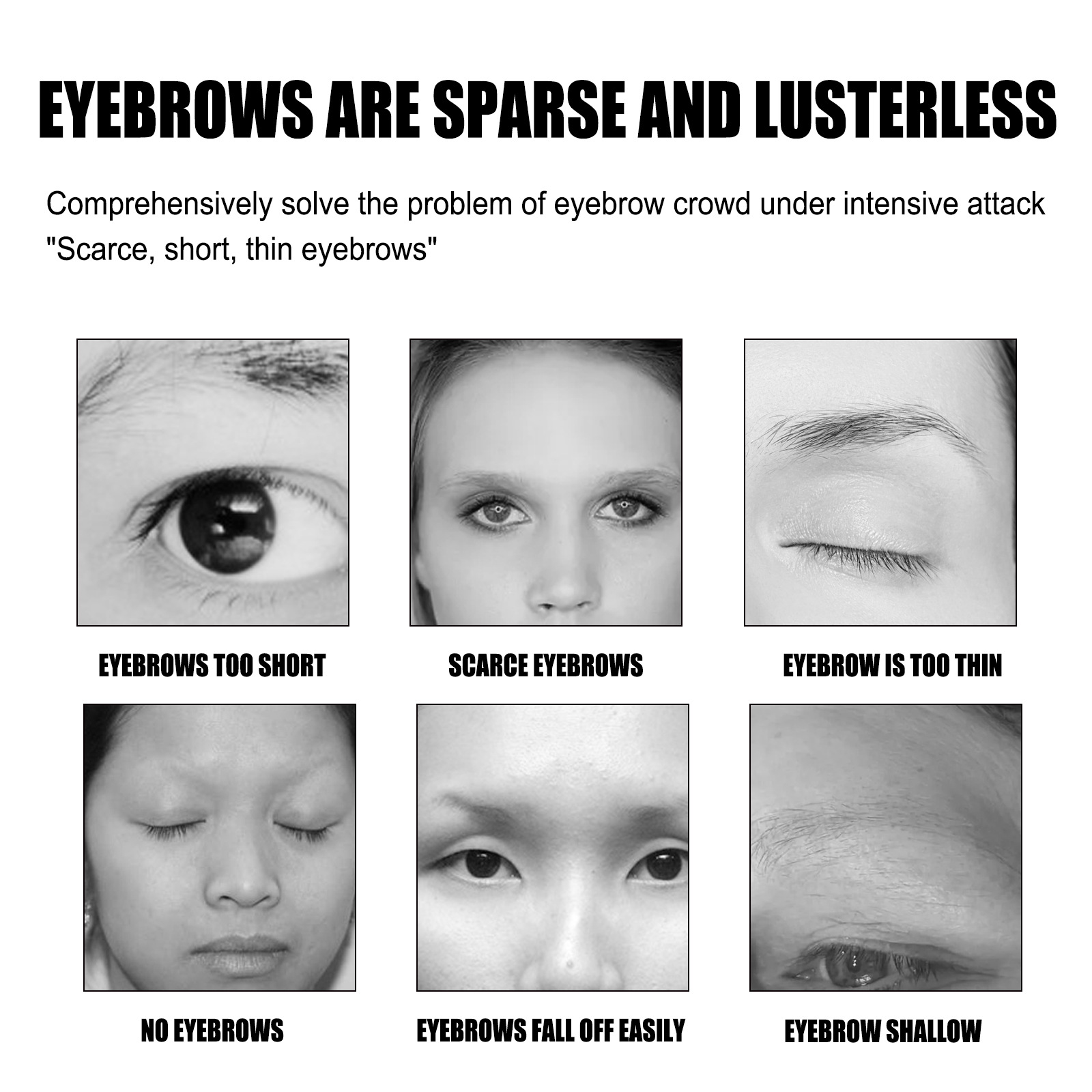 Eyebrow Growth Serum Rapid Brow Eyebrows Enhancing Liquid Boost Longer Fuller Thicker Stronger Healthier Nourishing Natural Eyebrow Solution 3ml.