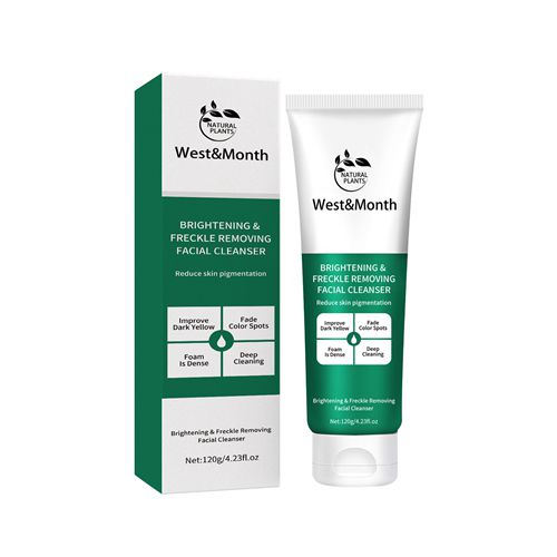 Facial Cleanser Whitening Face Wash Brightening Deep Cleaning Moisturizing Freckle Lighten Dark Spot Melanin Remove Blackhead Acne Dirt Shrink Pore