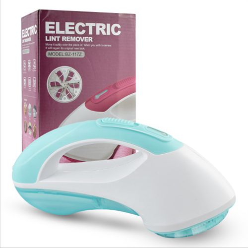 USB Rechargeable Fabric Shaver 6-Blade Rotary Electric Sweater Defuzzer with Safety Features