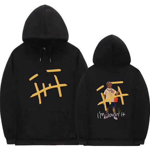 Sudaderas Collaboration Hoodie - Trendy Hooded Sweater for Teen Street Style