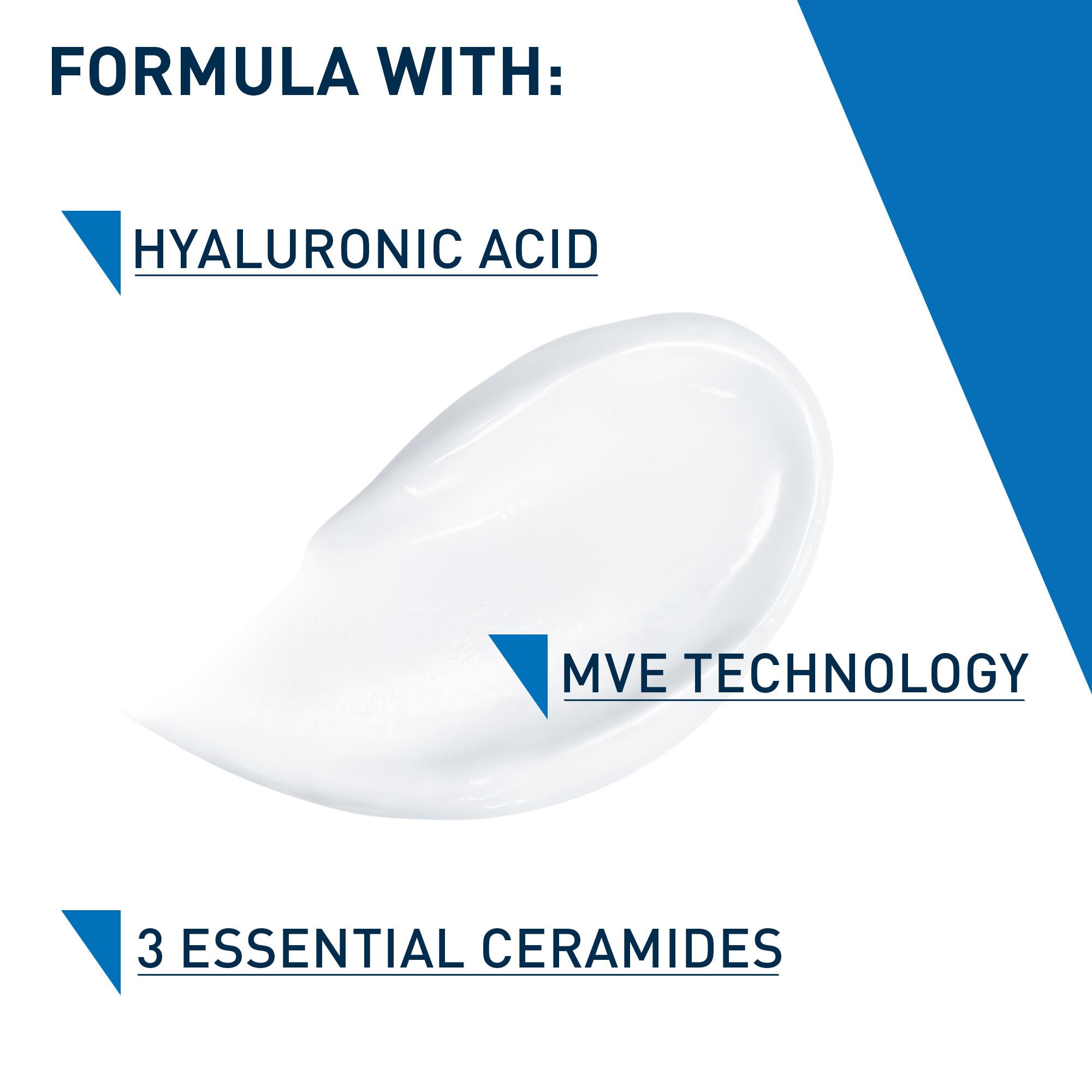 CeraVe Moisturising Cream Face Body With 3 essential ceramides hyaluronic acid For dry to very dry skin 542g