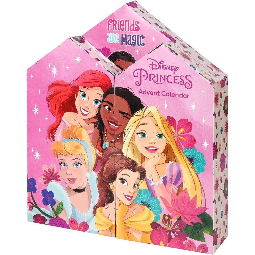 Disney Princess Toy Jewellery Filled Christmas Countdown Advent Calendar UK
