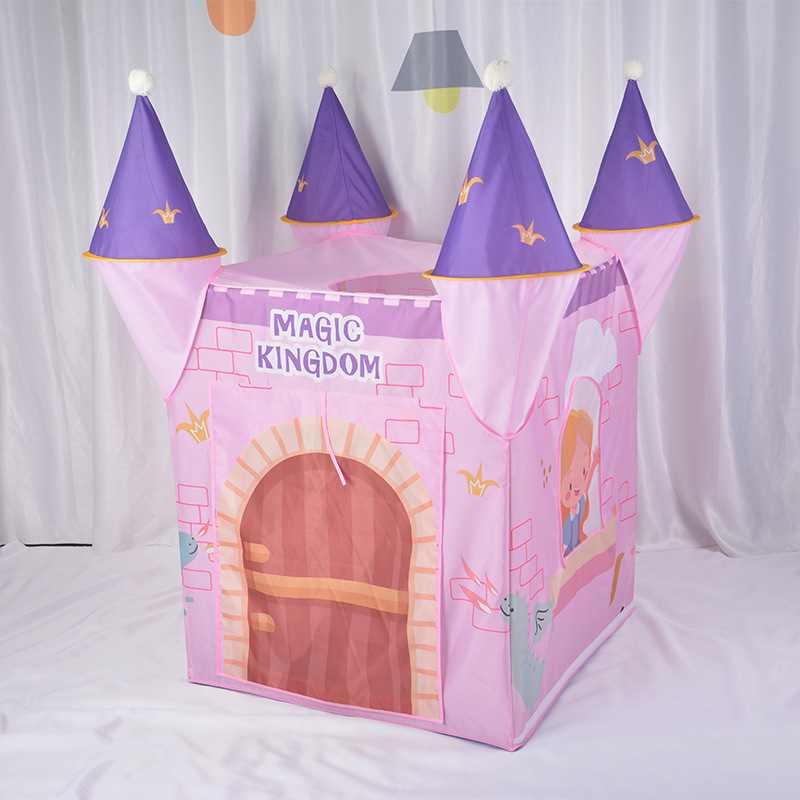 Indian Princess Kids Folding Playhouse Tent Toddler House Indoor Outdoor Pink