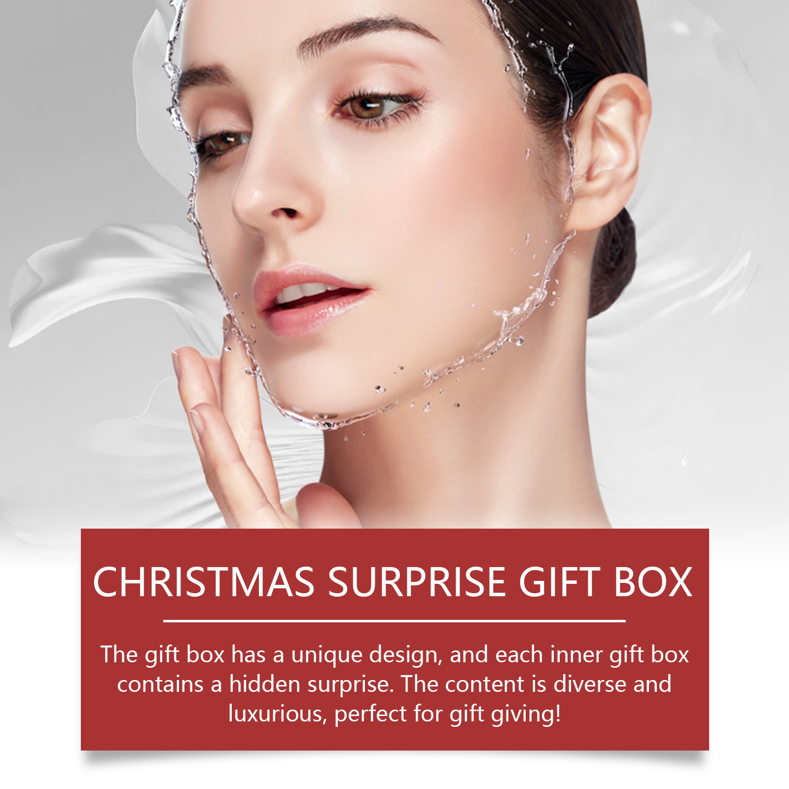 Christmas Advent Calendar Makeup Set 24 Days Countdown Calendar Beauty Face Skin Care Products Holiday Surprise Blind Box Birthday Xmas Gift Women Girls