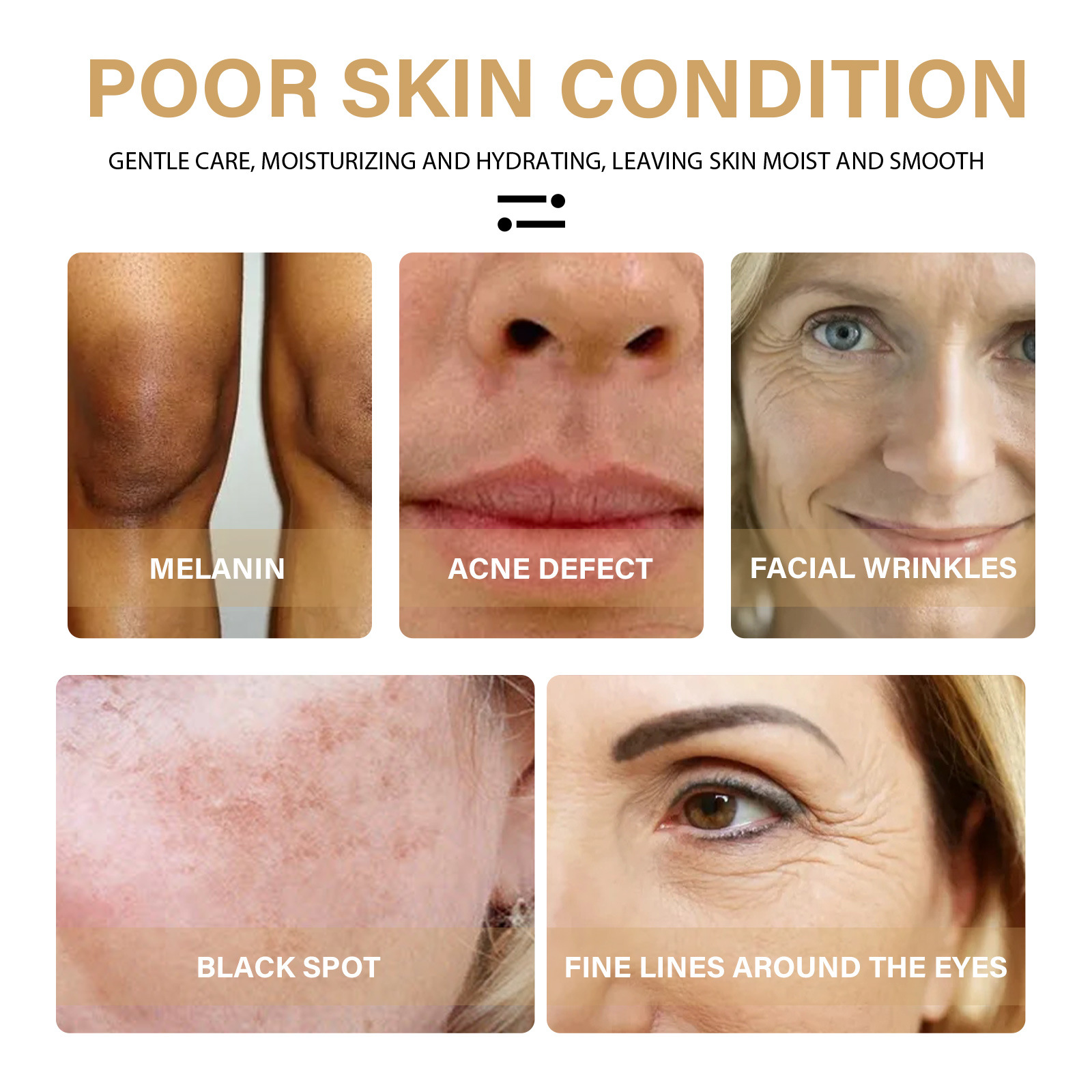 Turmeric Face Serum Freckle Shrink Pore Essence Repair Melanin Brighten Moisturizing Nourish Cur-cumin Oil Fade Dark Spot Anti Aging Essential Skin Care