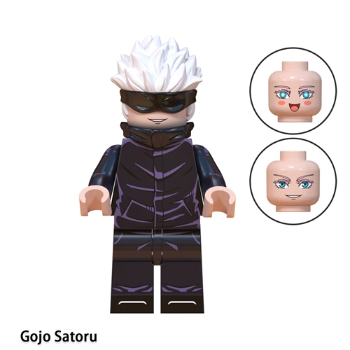 Jujutsu Kaisen Anime Cartoon Gojo Satoru Itadori Yuj Fushiguro Megumi Okkostu Yuta Building Blocks Mini Action Figures Fit Lego ﻿