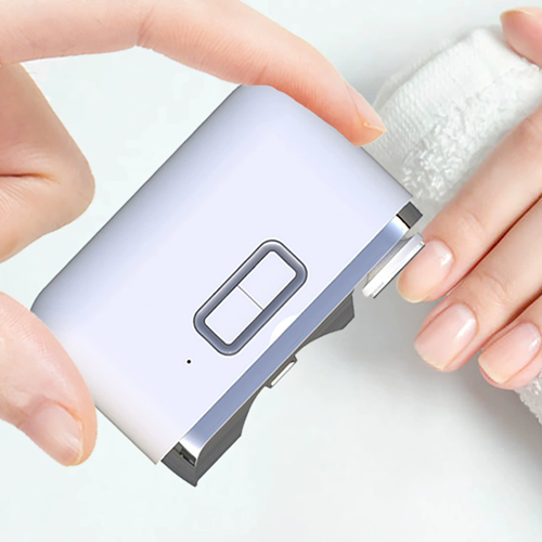 2 in 1 Electric Nail Clipper Polishing USB Rechargeable Nail Trimmer Automatic Nail Cutter Toe Scissors Lighting For Baby Adult