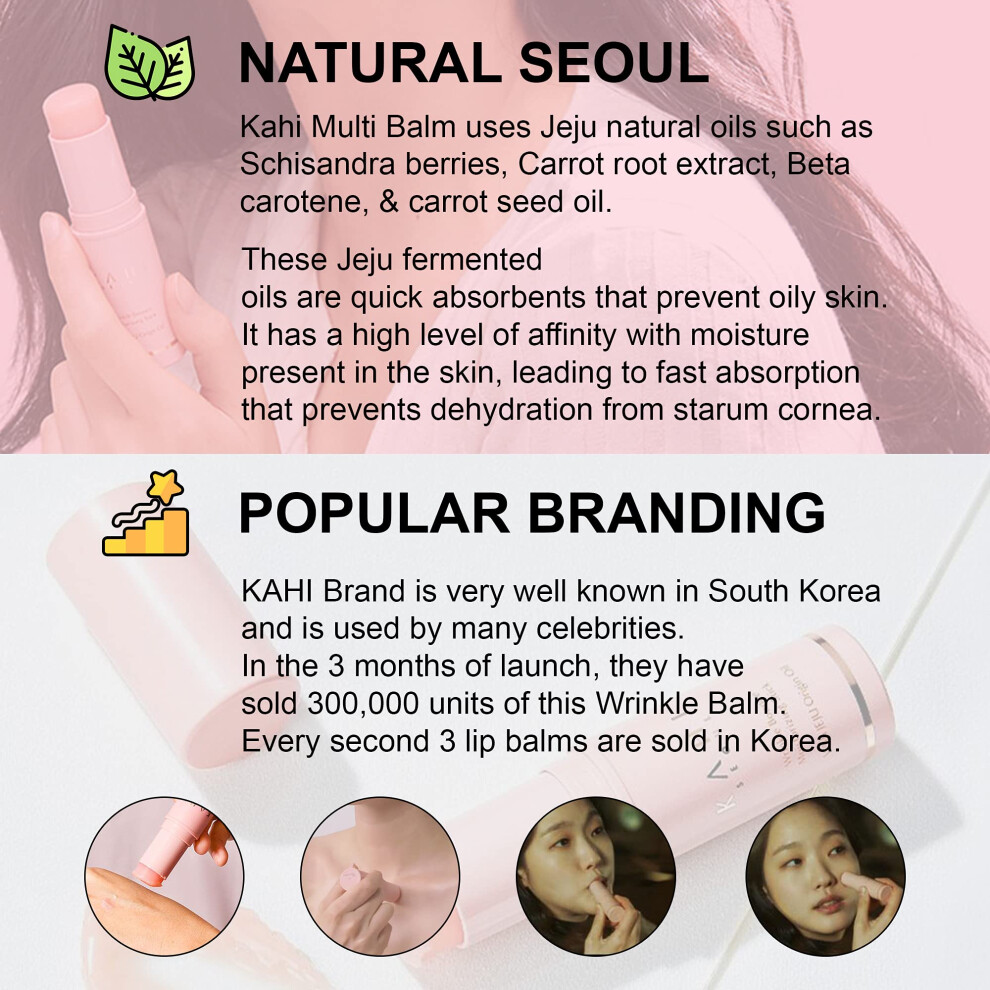 KAHI Wrinkle Bounce Multi Balm with Jeju Origin Oil 9g