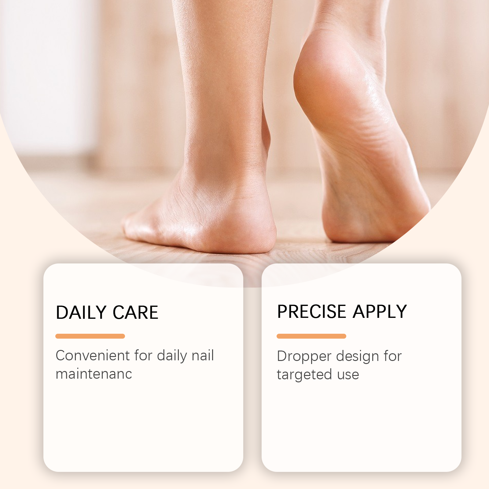 Nail Nourishment Drops | Gentle Moisturising Treatment for Hands & Feet |  Easily Penetrates, Smooth and Delicate, Cleans Thoroughly 