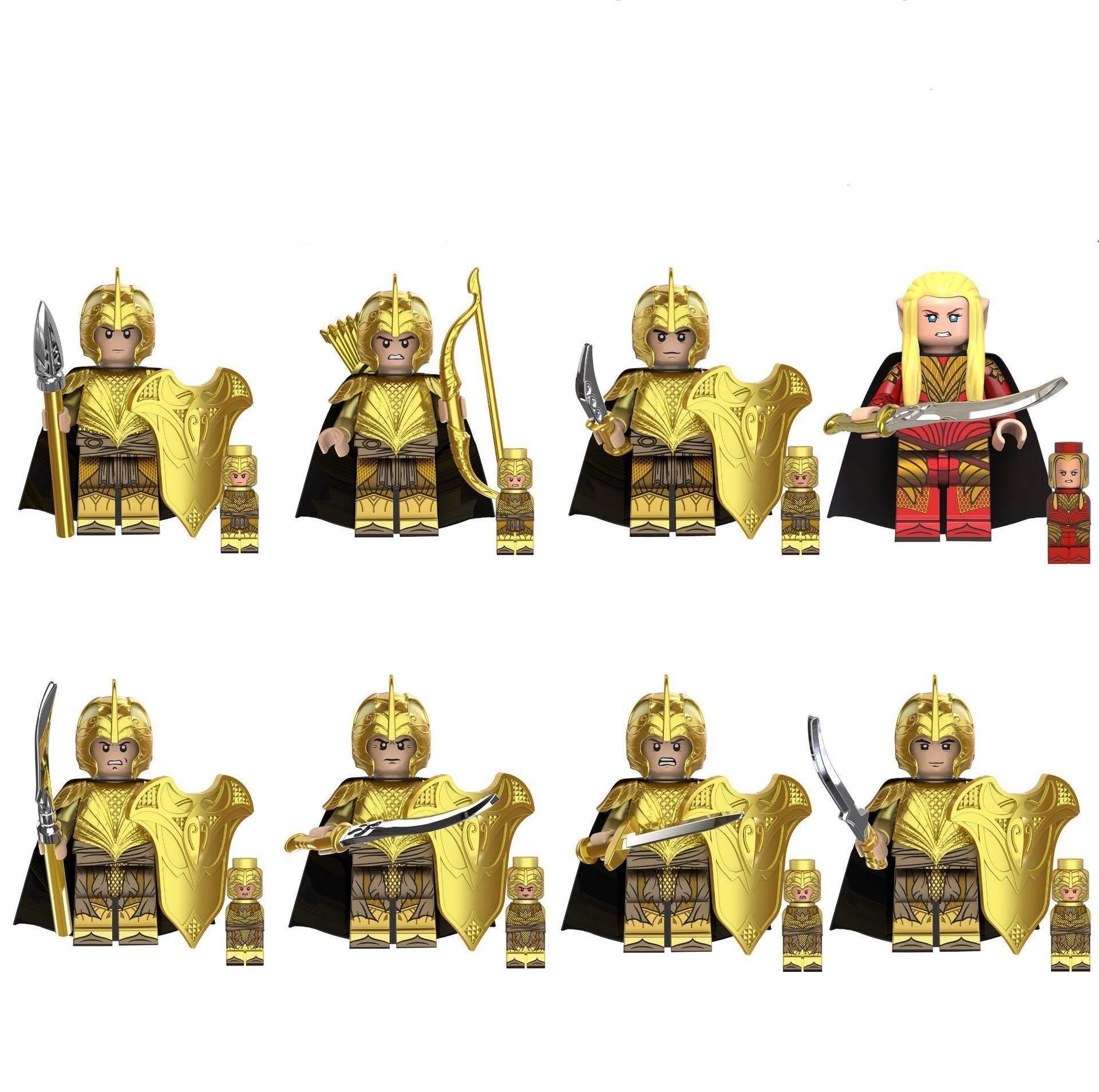 Kids Toys The Lord of Ring Minifigure Movie Figure Building Blocks Christmas Gifts for Kids Fit Lego