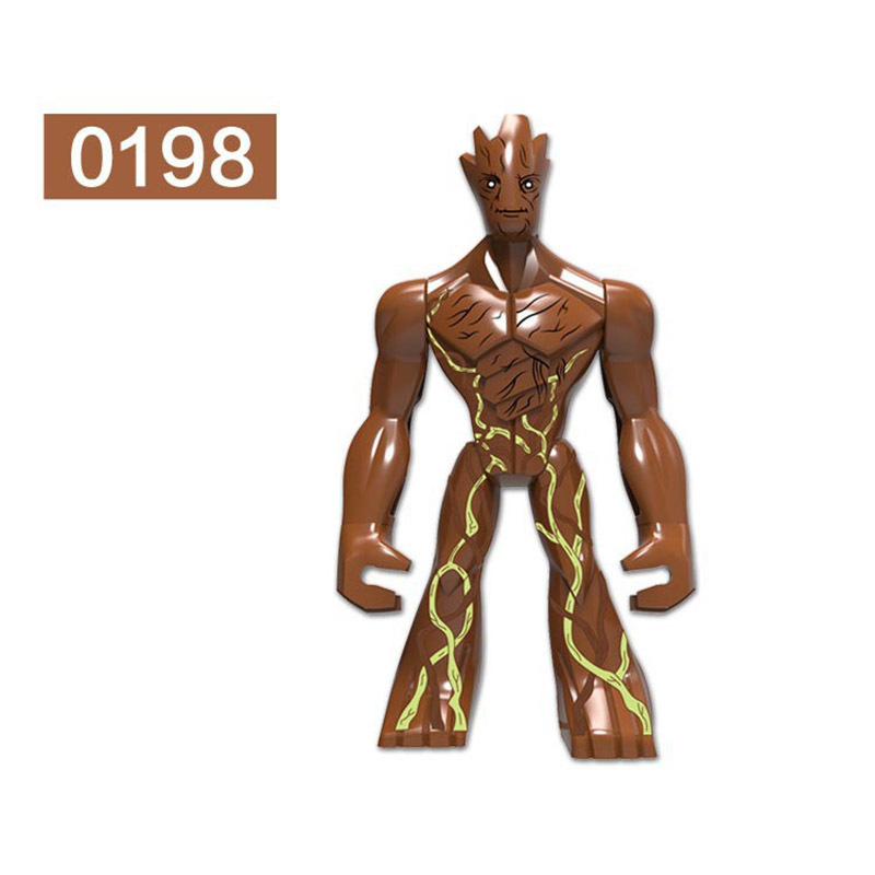 (Style I) Minifigures Marvel Avengers Superhero Spider Man Crocodile Man Iron Man Block Assembly Toy Children DIY Gift