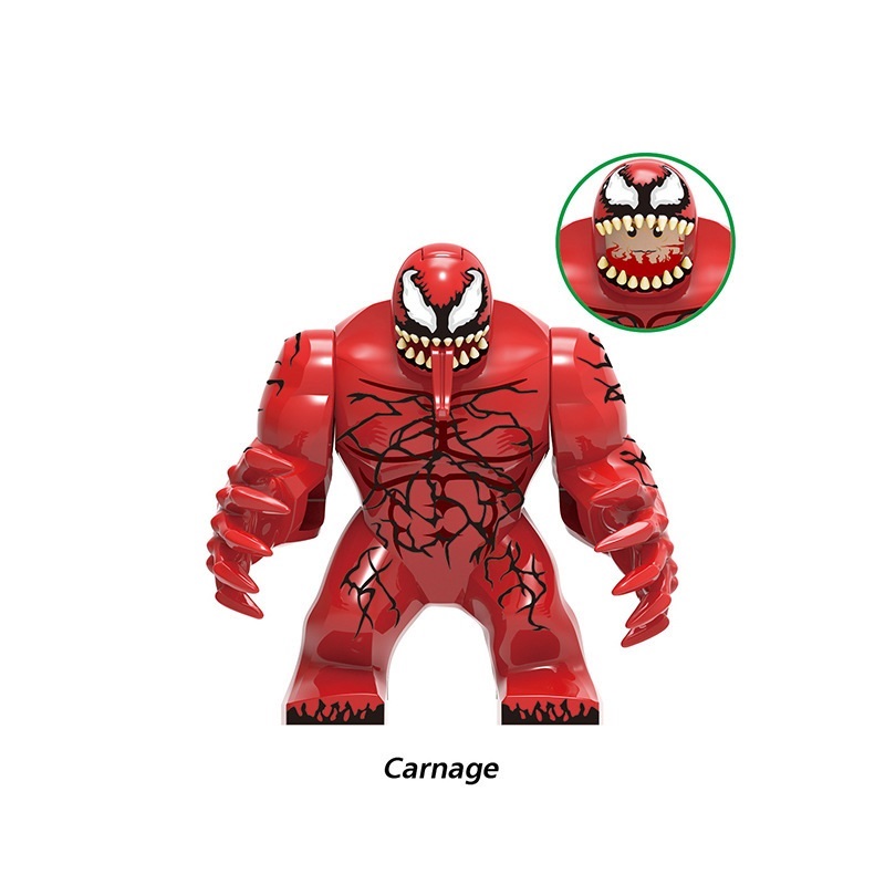 (Style I) Minifigures Marvel Avengers Superhero Spider Man Crocodile Man Iron Man Block Assembly Toy Children DIY Gift