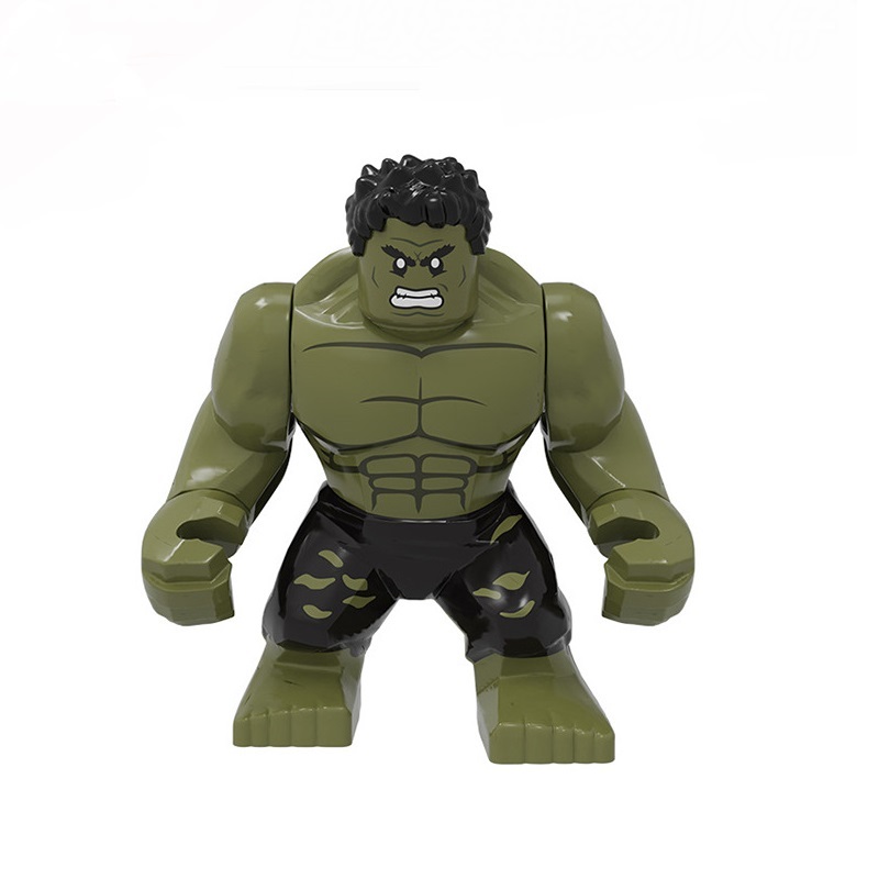 (Style I) Minifigures Marvel Avengers Superhero Spider Man Crocodile Man Iron Man Block Assembly Toy Children DIY Gift
