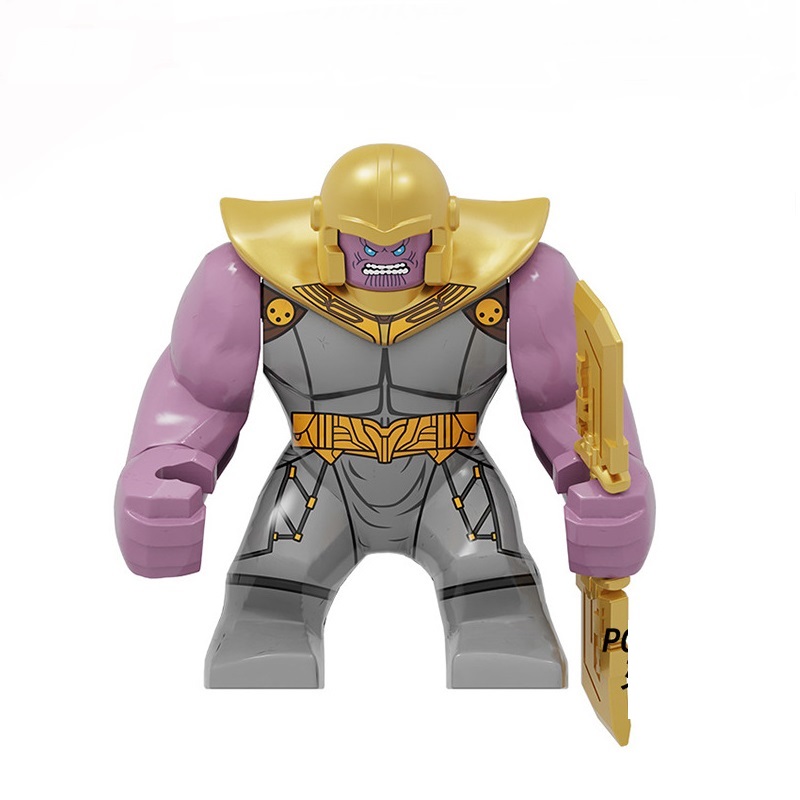 (Style I) Minifigures Marvel Avengers Superhero Spider Man Crocodile Man Iron Man Block Assembly Toy Children DIY Gift