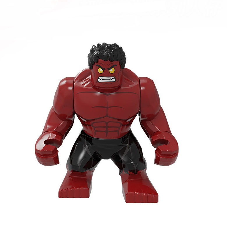 (Style I) Minifigures Marvel Avengers Superhero Spider Man Crocodile Man Iron Man Block Assembly Toy Children DIY Gift
