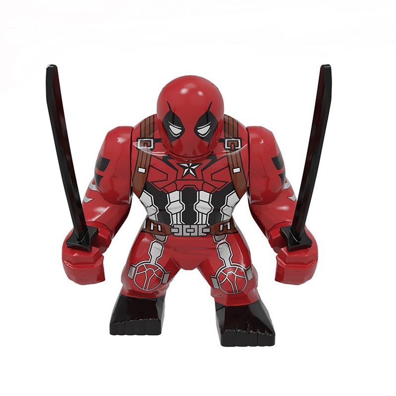 (Style I) Minifigures Marvel Avengers Superhero Spider Man Crocodile Man Iron Man Block Assembly Toy Children DIY Gift