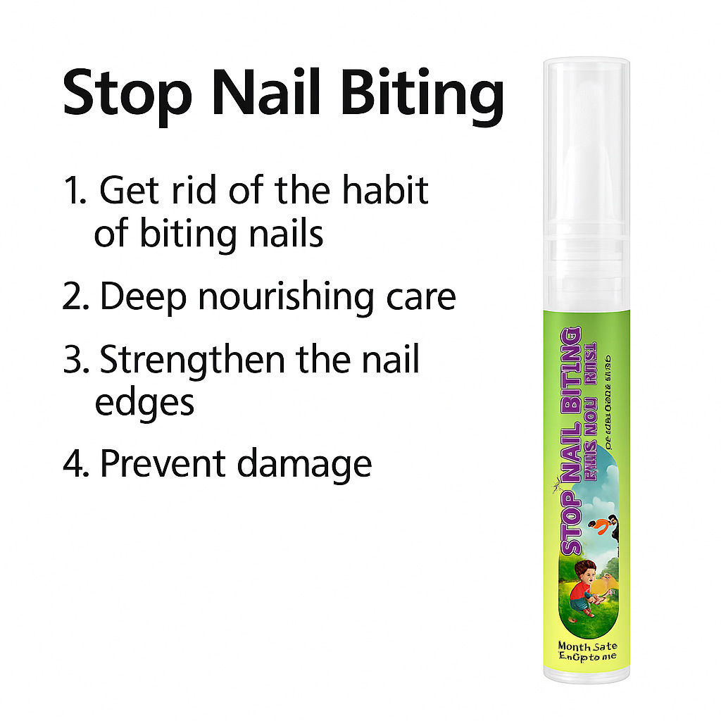 Kids Nail Biting Deterrent Pen For Toddlers Bitter Taste Habit Breaker And Cuticle Care 4ml