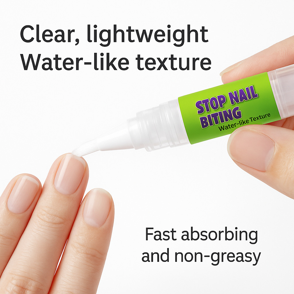 Kids Nail Biting Deterrent Pen For Toddlers Bitter Taste Habit Breaker And Cuticle Care 4ml