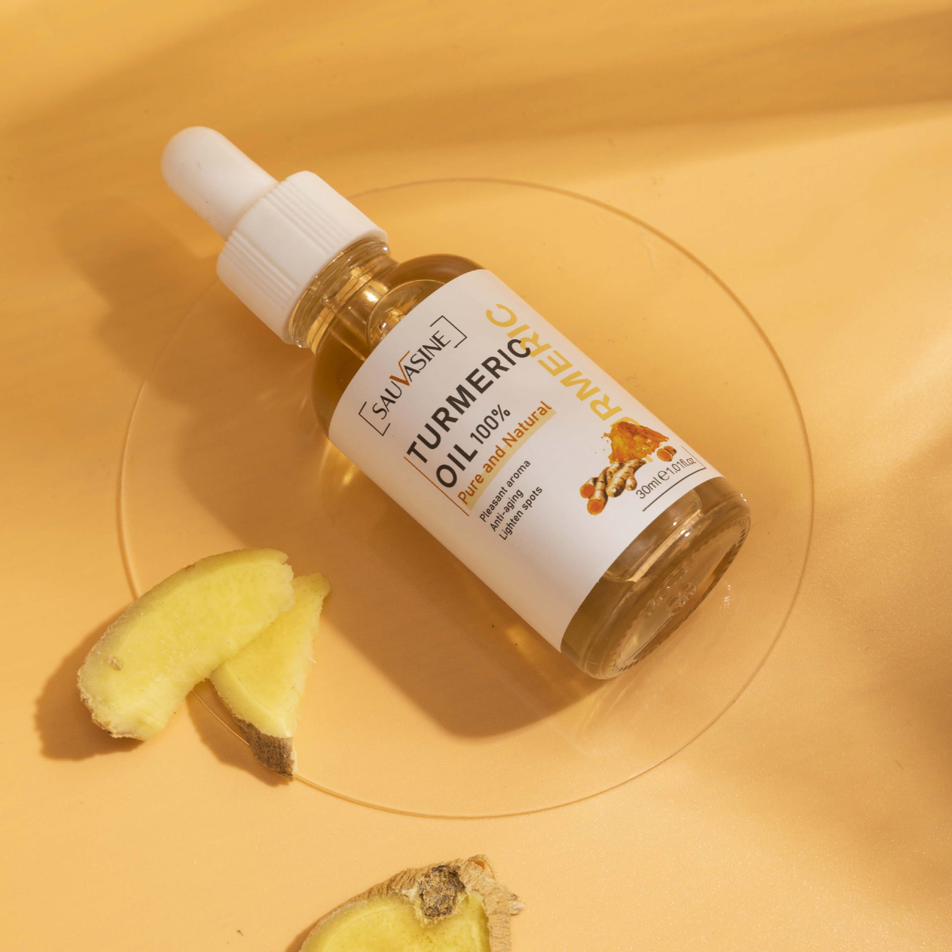 Turmeric Oil Face Essence Moisturizing Nourishing Anti Aging For Dry Skin Daily Skincare Treatment 30ml