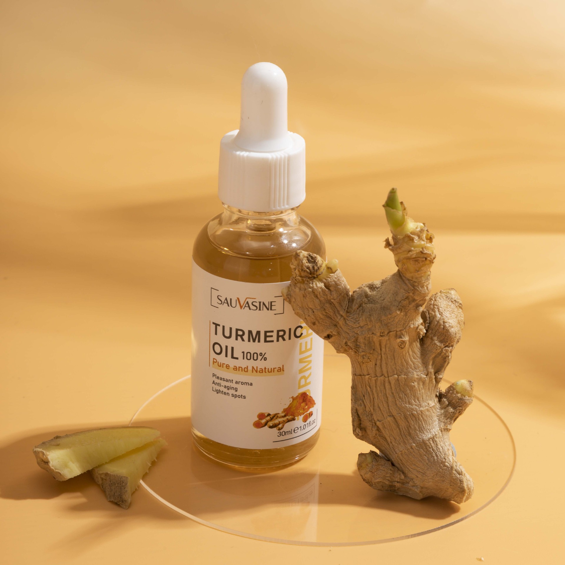 Turmeric Oil Face Essence Moisturizing Nourishing Anti Aging For Dry Skin Daily Skincare Treatment 30ml