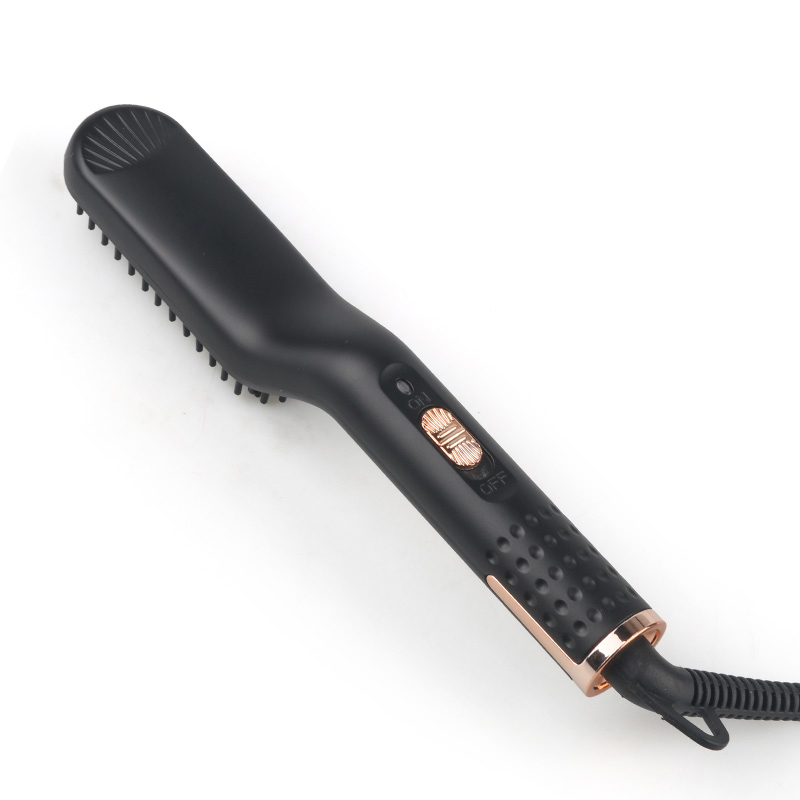 Portable Electric Beard Heated Styling Tool Hot Small Hair Straightener Brush Long And Short Quick Style Beard Comb For Men