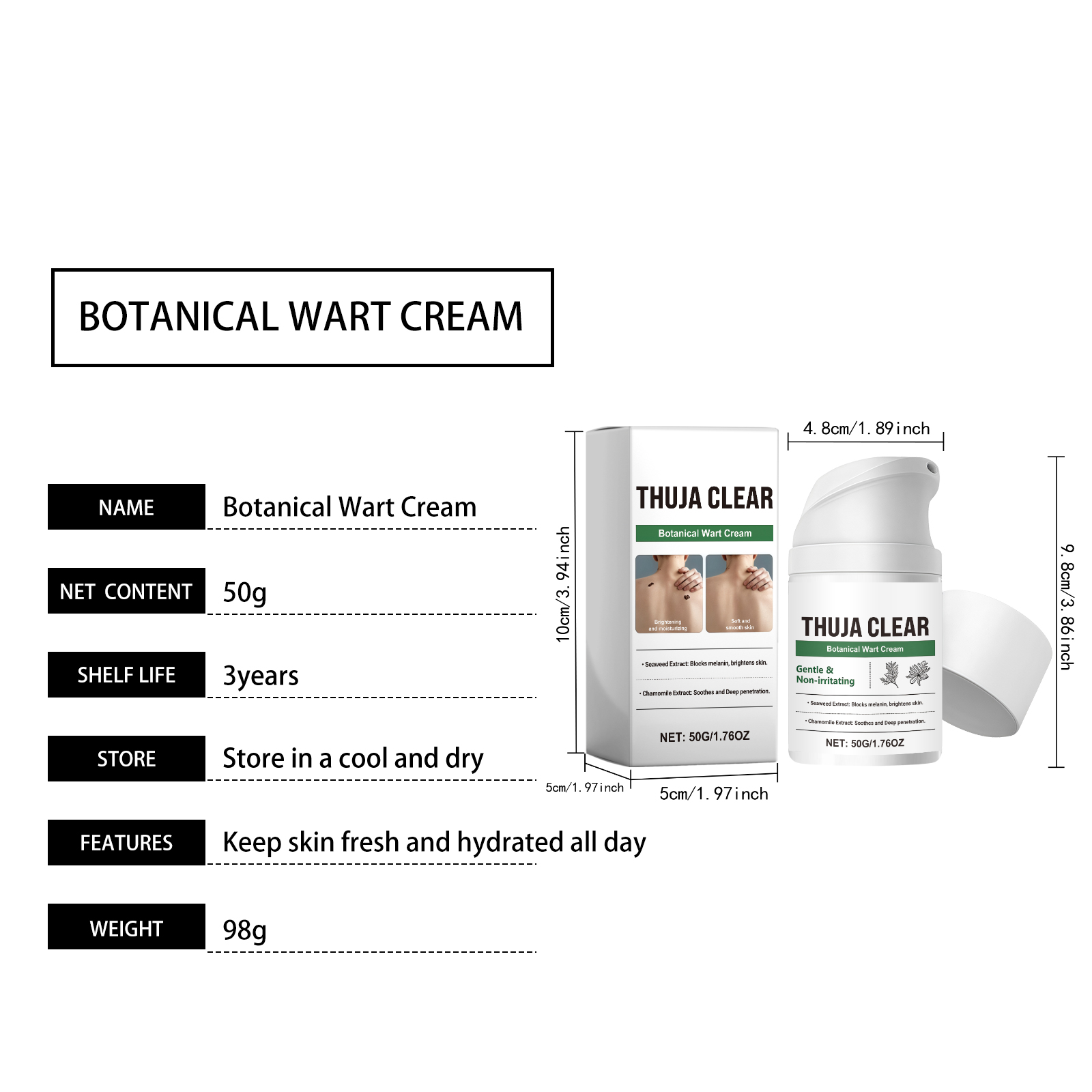 Skin Care Moisturizing Cream Hydrating Light Texture Soft Skin Friendly Daily Care Body Skin Hydrating Lotion