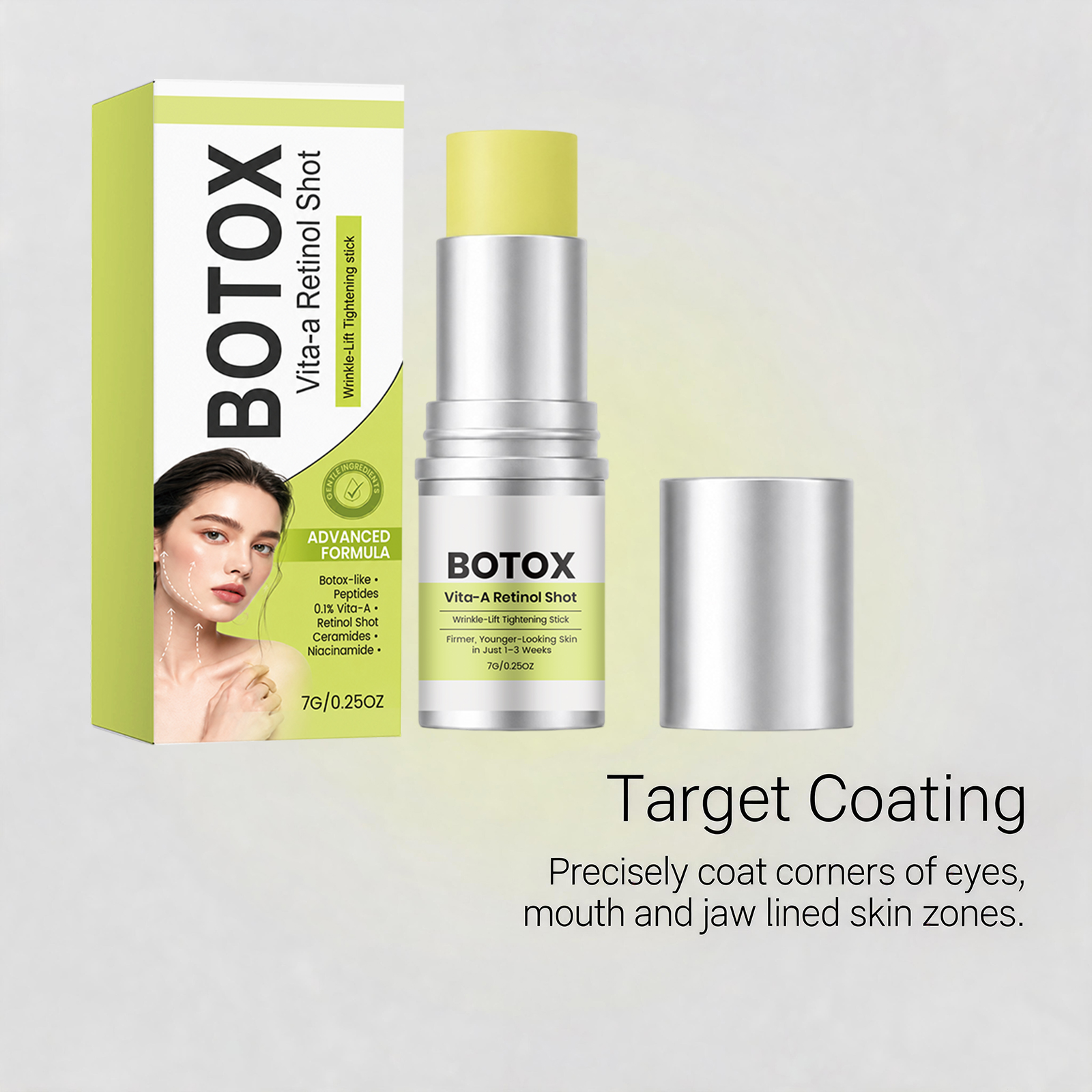 Retinol Moisturizing Stick Hydrating Nourishing Brightening Glossy Hydrous Soft Convenient For Dry Facial Skin Care
