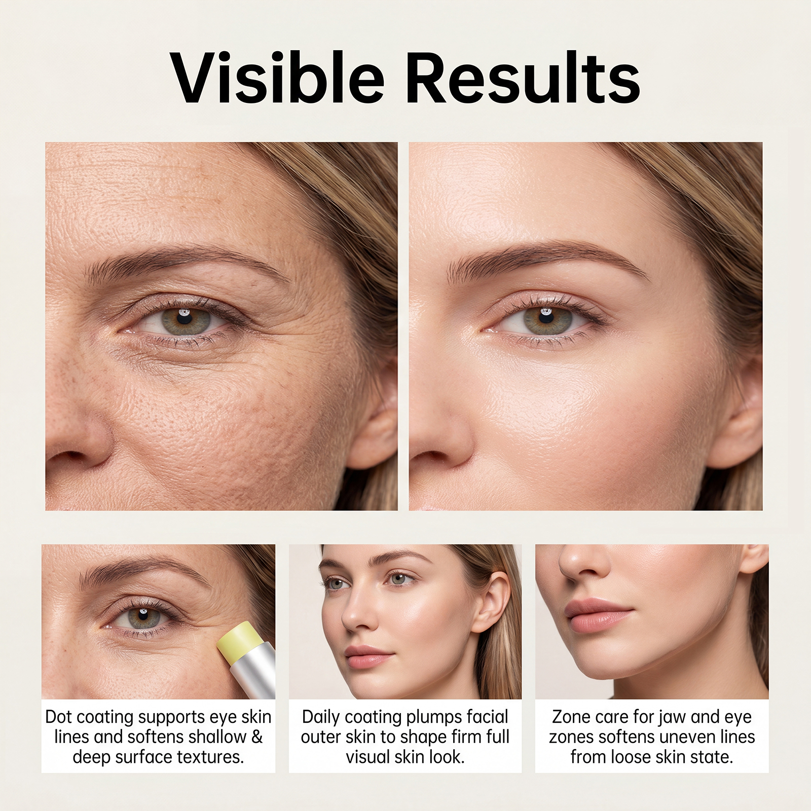 Retinol Moisturizing Stick Hydrating Nourishing Brightening Glossy Hydrous Soft Convenient For Dry Facial Skin Care