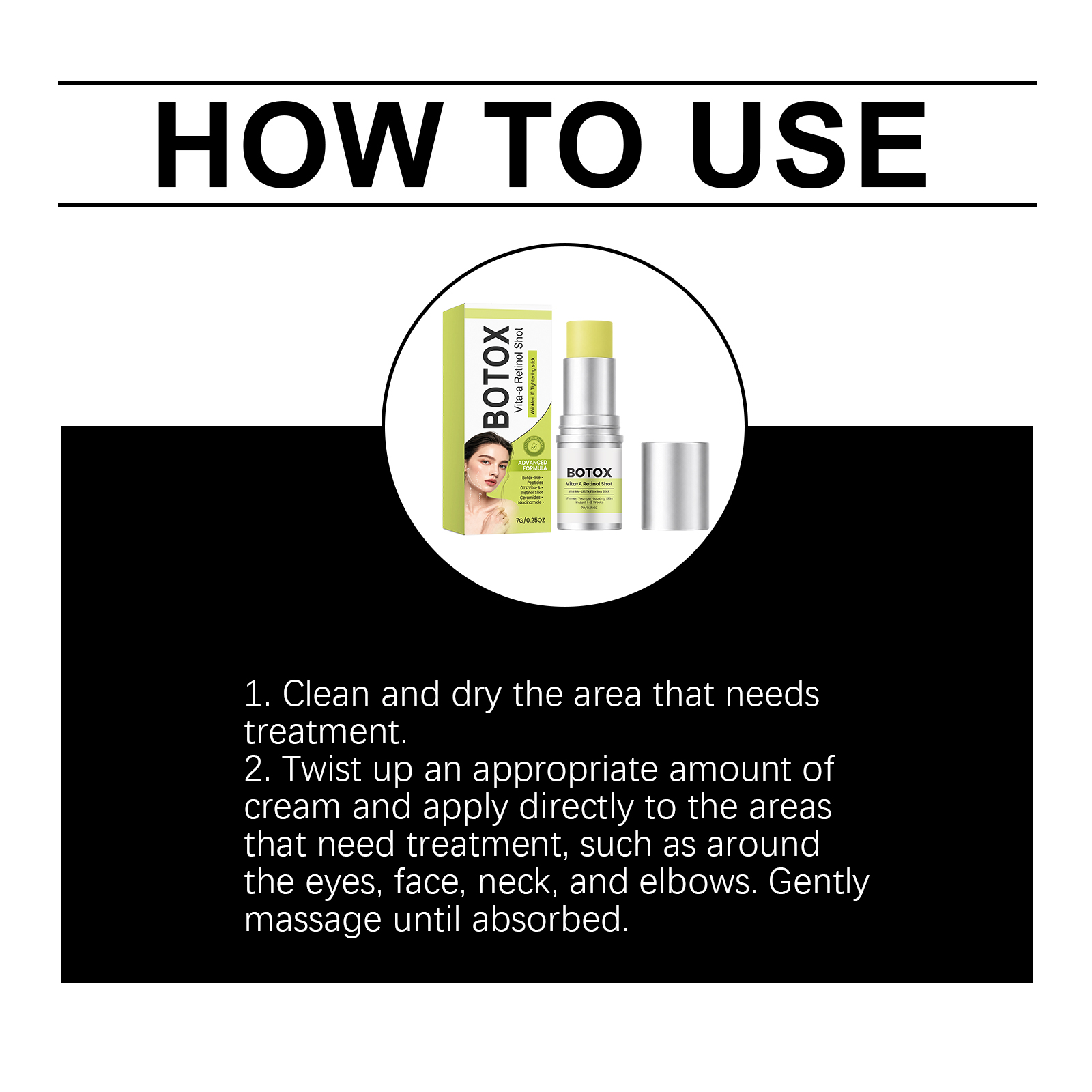Retinol Moisturizing Stick Hydrating Nourishing Brightening Glossy Hydrous Soft Convenient For Dry Facial Skin Care