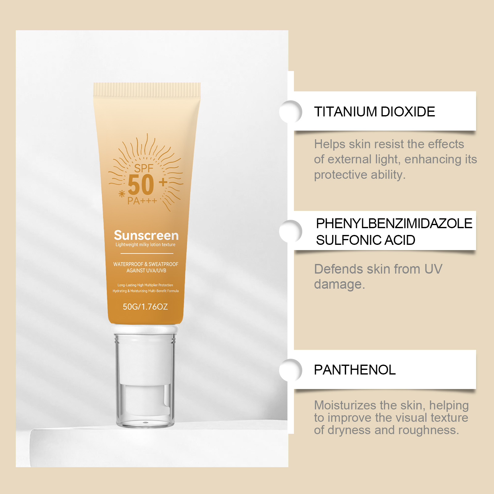 Moisturizing Protection Cream Lightweight Hydrating Refreshing NonSticky Body Skin Summer Outdoor Care Gentle Soft Smooth Fresh Daily Skin Barrier