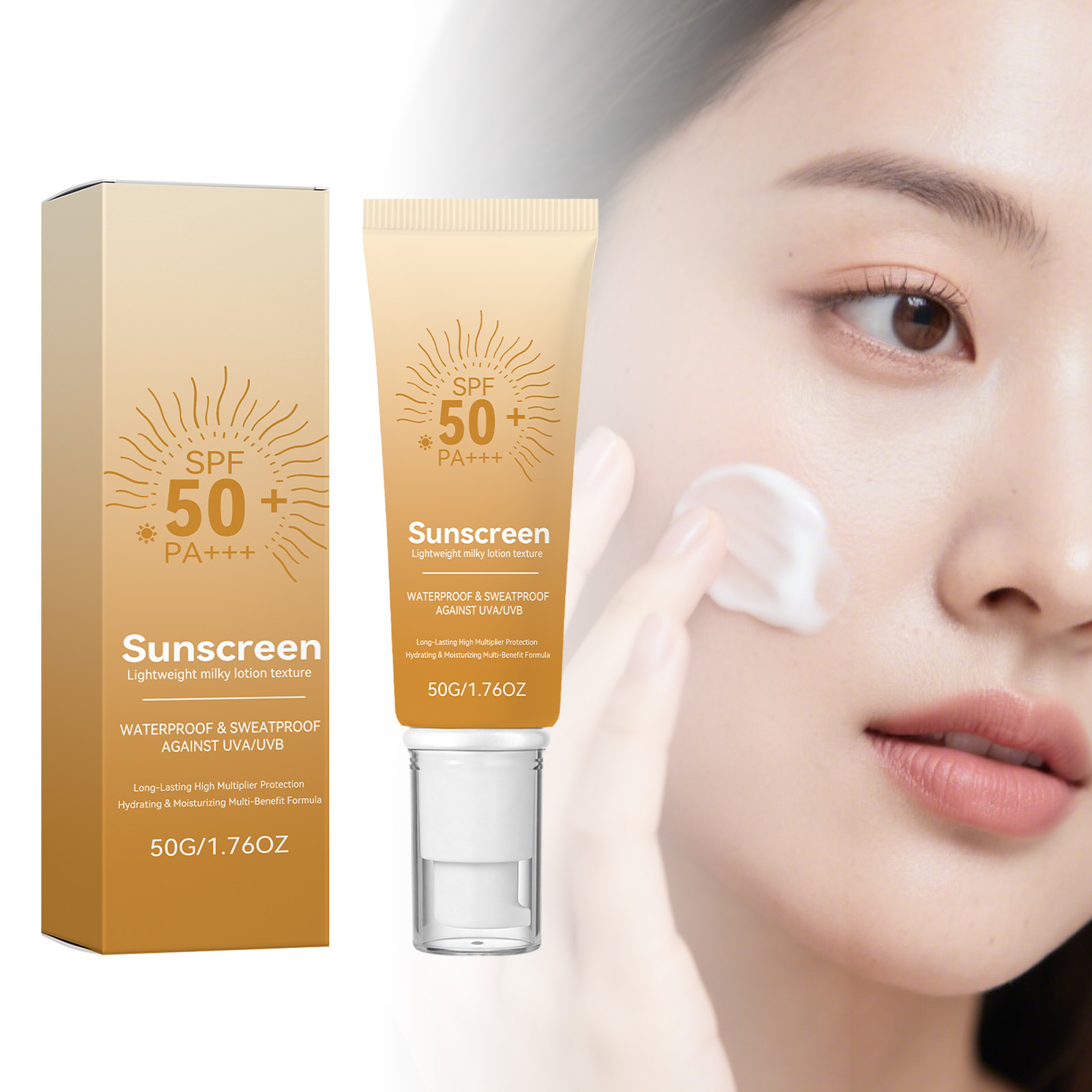 Moisturizing Protection Cream Lightweight Hydrating Refreshing NonSticky Body Skin Summer Outdoor Care Gentle Soft Smooth Fresh Daily Skin Barrier