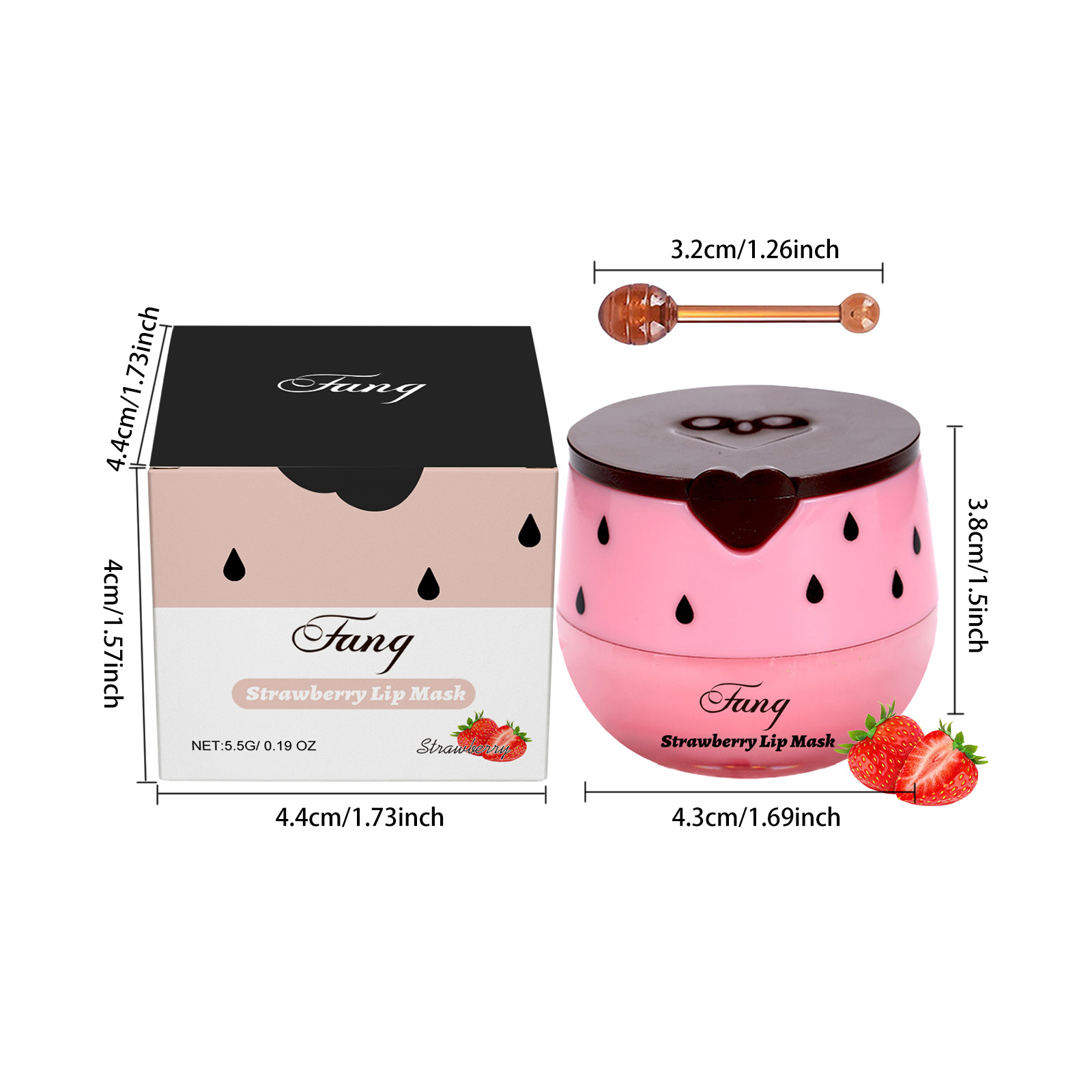 (Green Apple) Green Apple Moisturizing Lip Mask Mild Nourish Soft Lip Skin Fade Lines Daily Coating Care