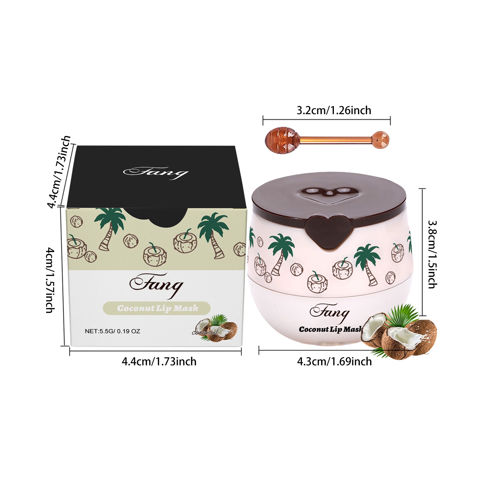 (Green Apple) Green Apple Moisturizing Lip Mask Mild Nourish Soft Lip Skin Fade Lines Daily Coating Care