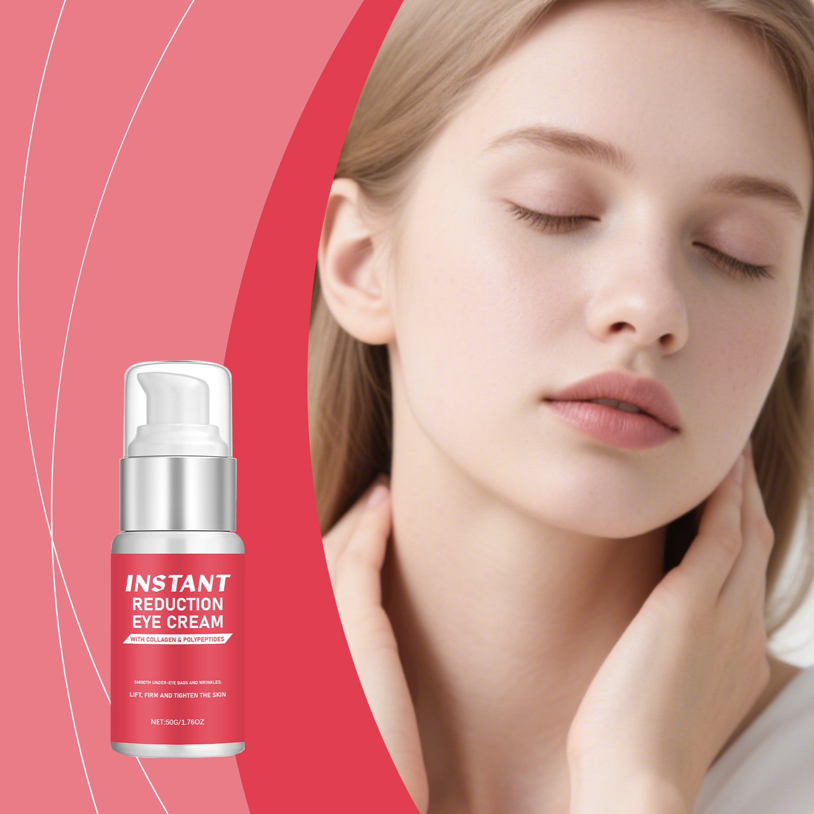 Eye Cream Mild Care Moisturize Soft Elastic Hydrate Light Non Sticky For Skin Around Eyes Smear Care