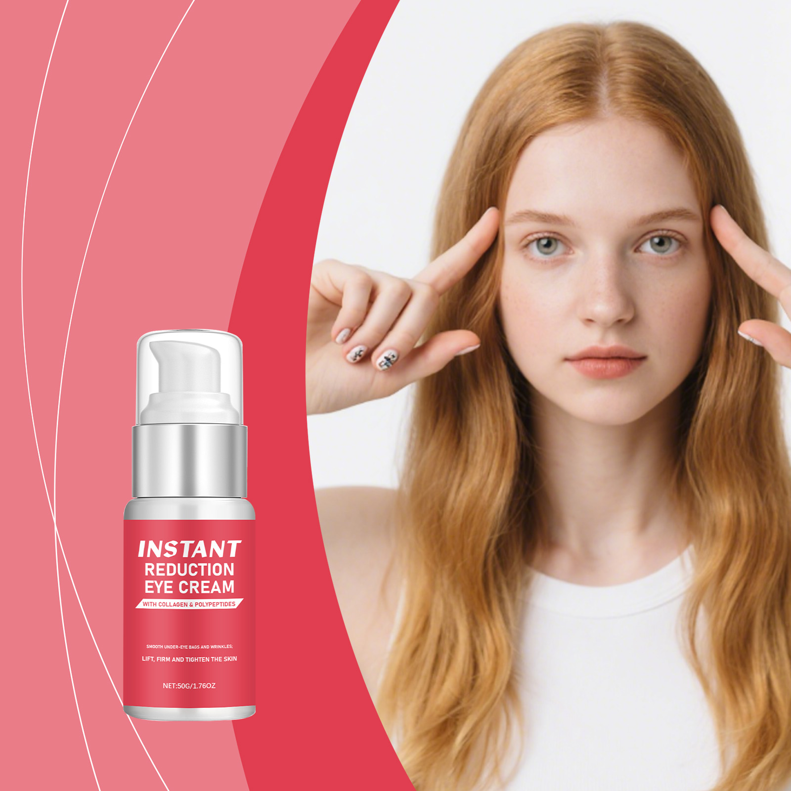 Eye Cream Mild Care Moisturize Soft Elastic Hydrate Light Non Sticky For Skin Around Eyes Smear Care