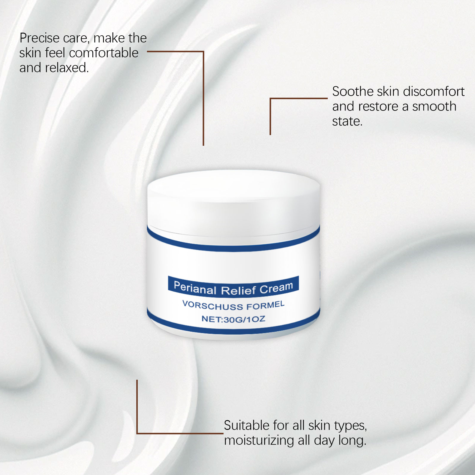 Anal Care Ointment Mild Formula Moisturizing Protect Tender Smooth Comfort Daily Apply Relieve Perianal Skin Discomfort
