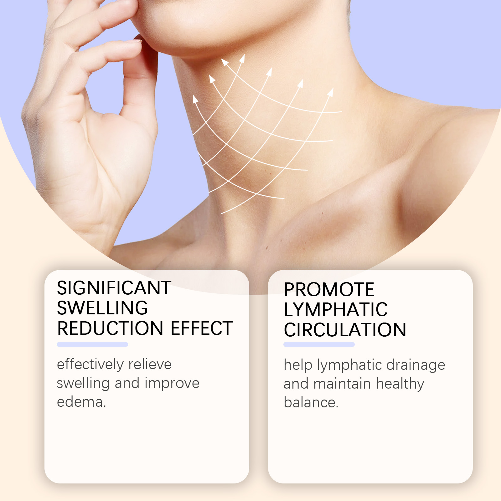 Neck Roller Cream Elastic Hydrating Firming Skin Care For Face Neck Body Contour Moisturizing Treatment