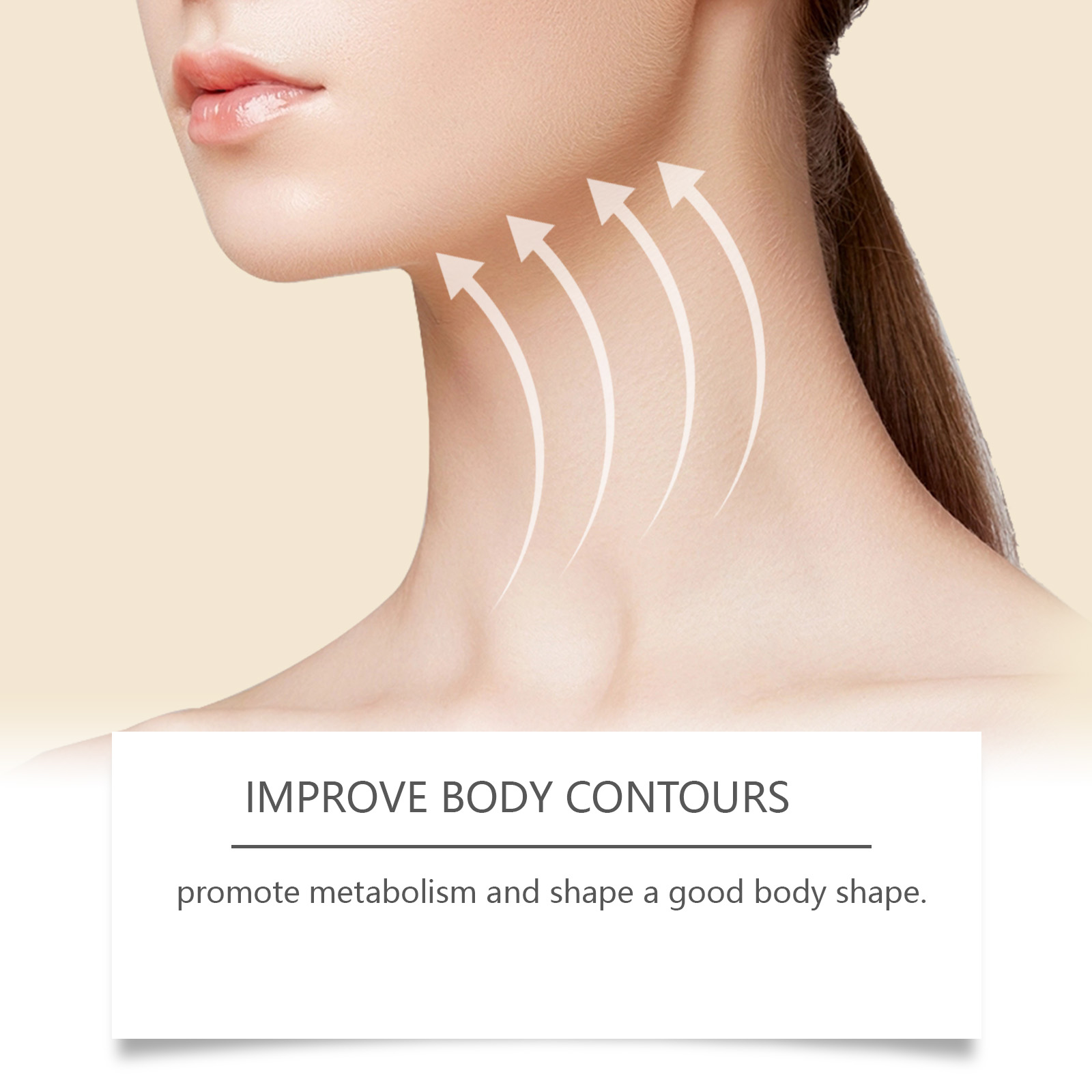 Neck Roller Cream Elastic Hydrating Firming Skin Care For Face Neck Body Contour Moisturizing Treatment