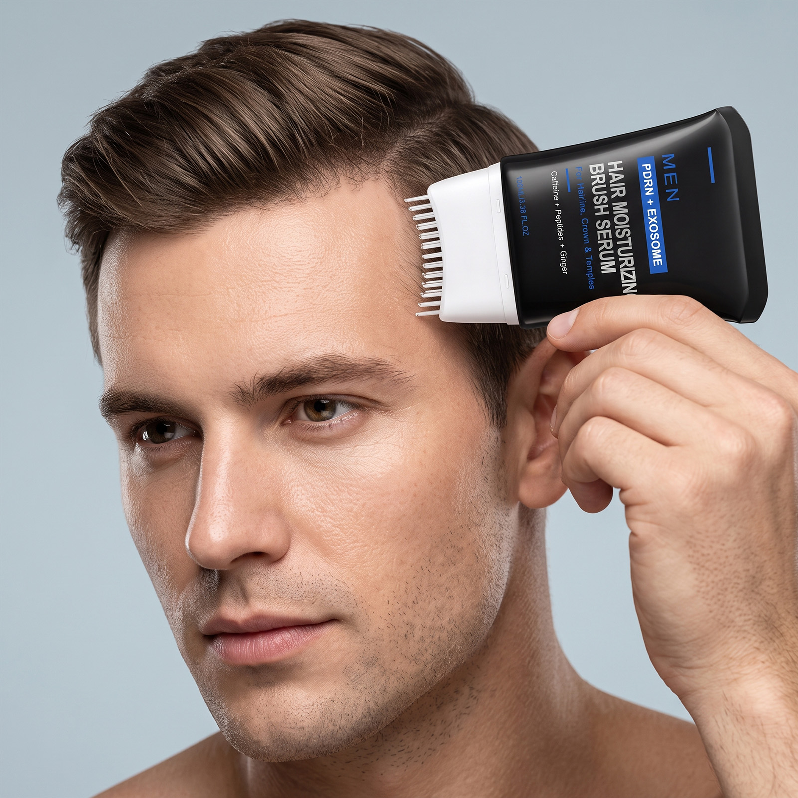 Men Scalp Care Essence Mild Protect Fresh Non Greasy Balance Oil Water Gloss Hair Full Scalp