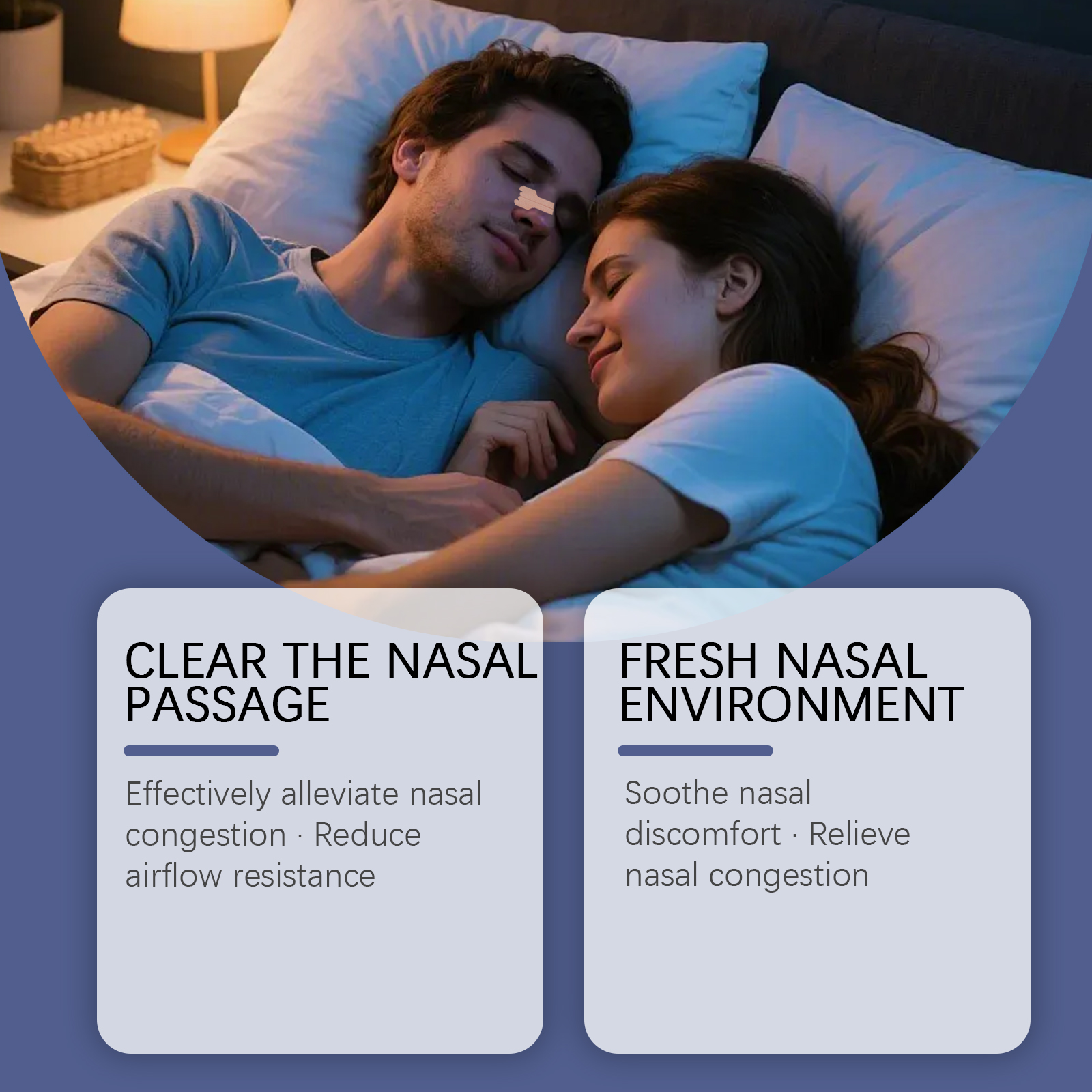 Comfort Breath Nose Patch Mild Natural Fit Skin Clean Fresh Nasal Daily Care