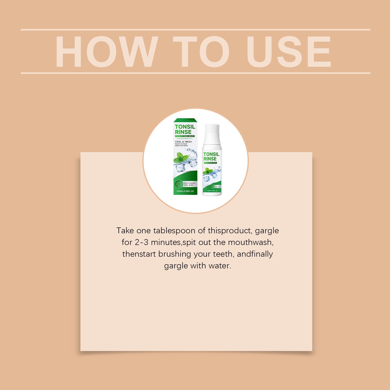 Mint Fresh Mouthwash Contains Mint Ingredient Protect Oral Cavity Comfortably Freshen Breath Care