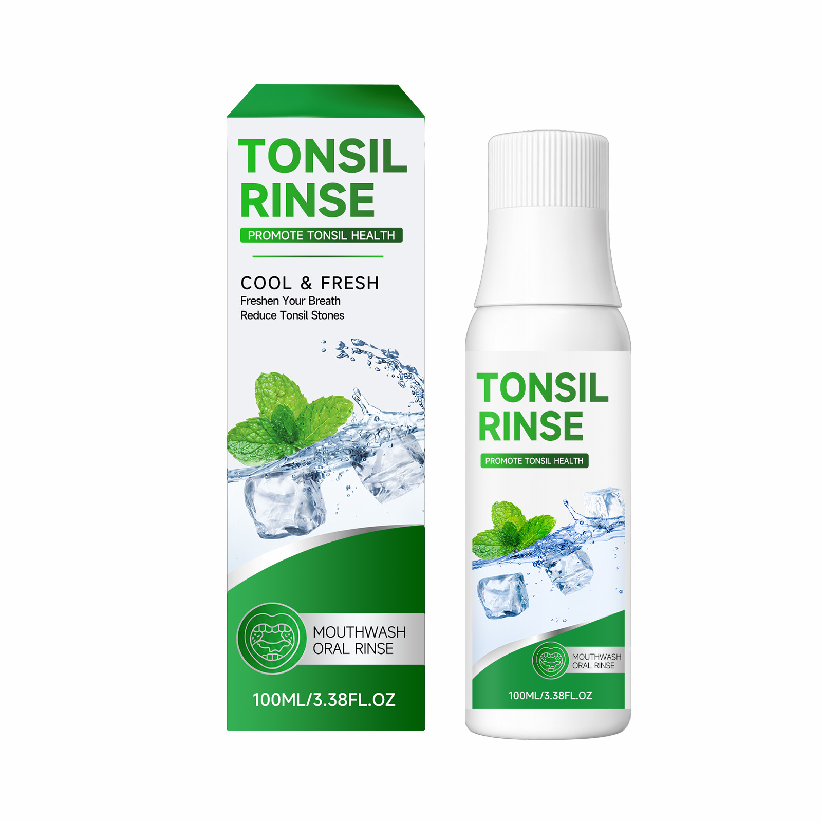 Mint Fresh Mouthwash Contains Mint Ingredient Protect Oral Cavity Comfortably Freshen Breath Care