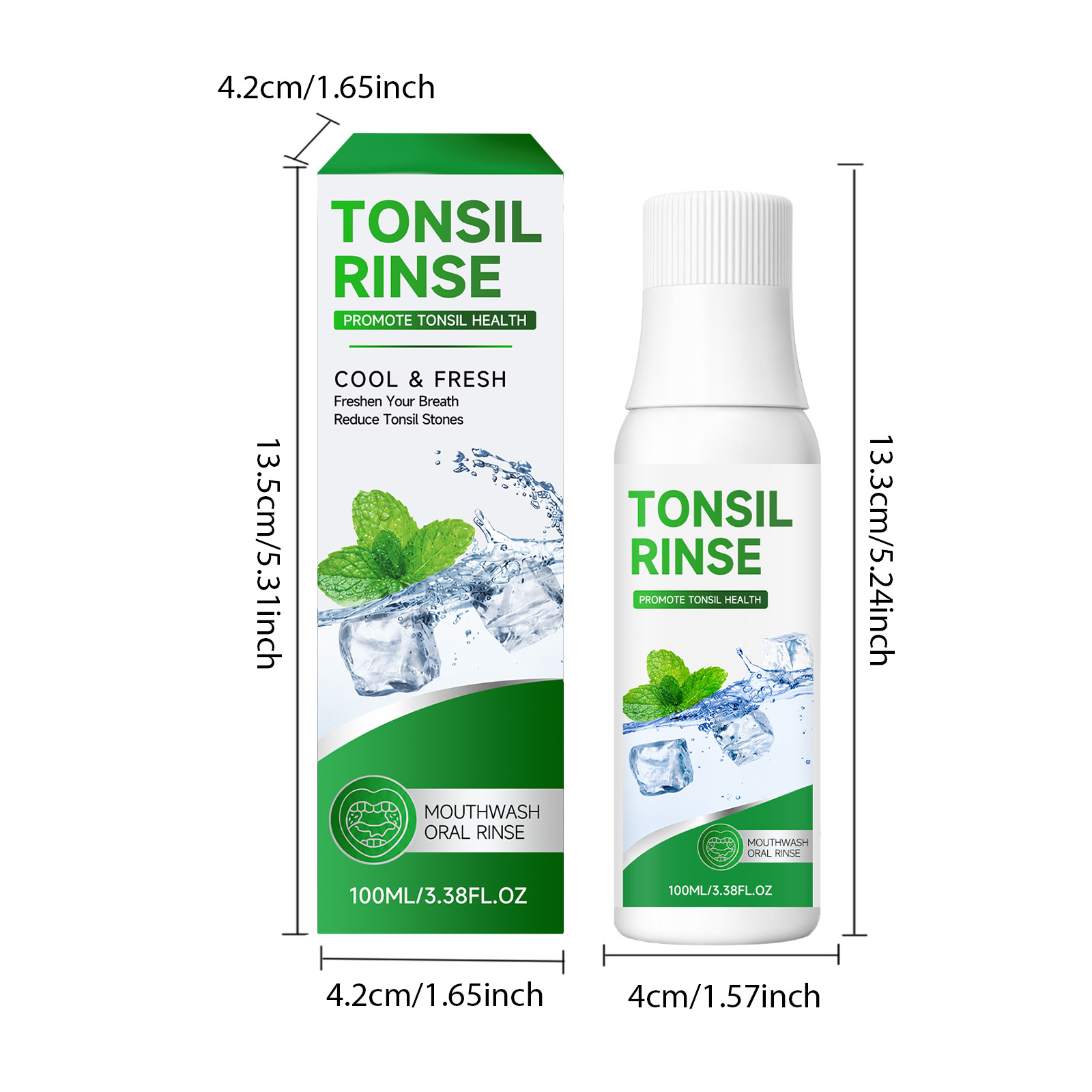 Mint Fresh Mouthwash Contains Mint Ingredient Protect Oral Cavity Comfortably Freshen Breath Care